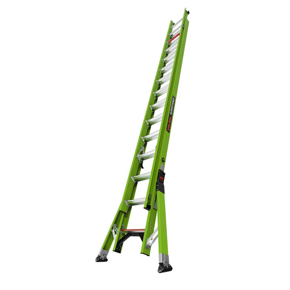 HyperLite SumoStance 28 ft Type IAA Fiberglass Extension Ladder