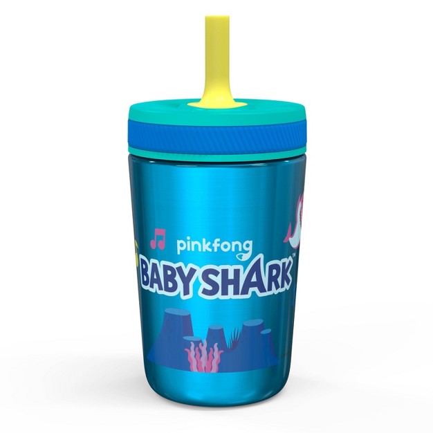 Baby Shark 12oz Stainless Steel Double Wall Kelso Tumbler Zak Designs