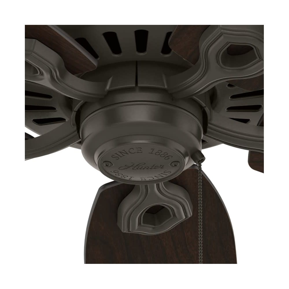 Hunter Builder Elite Ceiling Fan 52 New Bronze Stained Oak