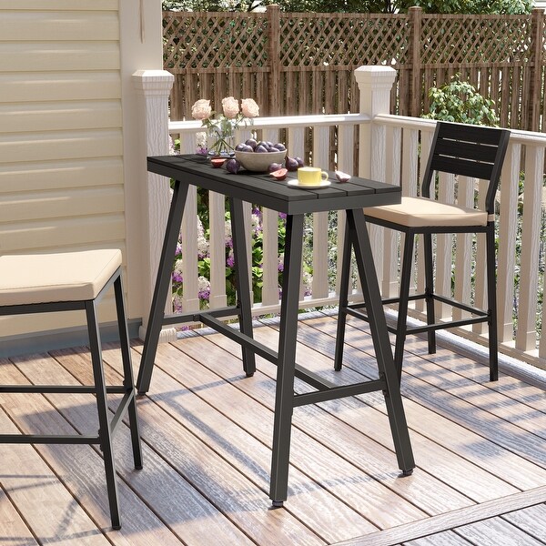 VredHom Outdoor Bar Table Bistro Dining Table