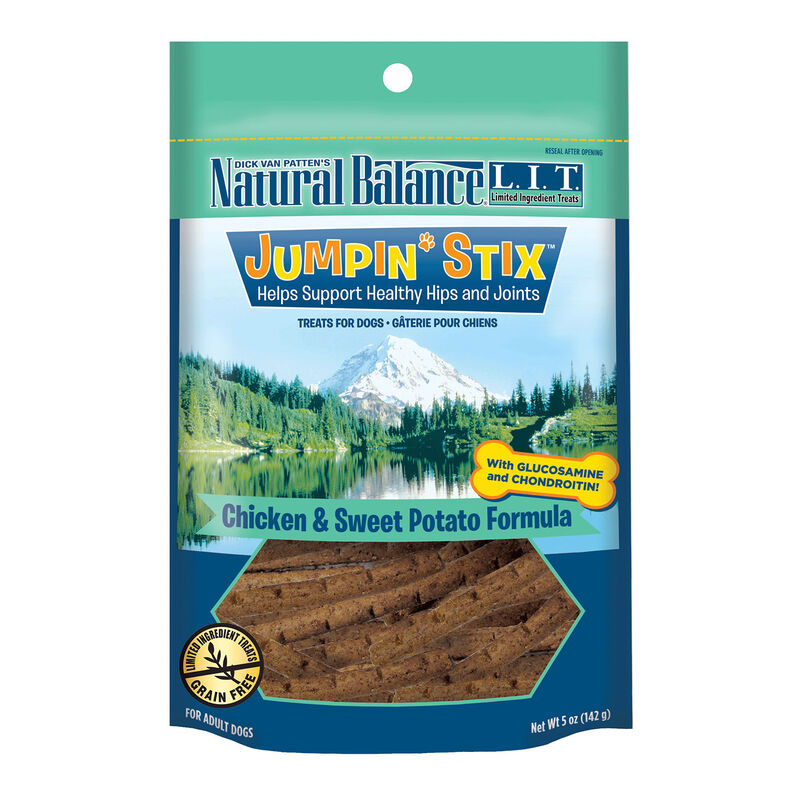 L.I.T. Limited Ingredient Treats Jumpin' Stix Chicken and Sweet Potato Formula Dog Treats 5oz