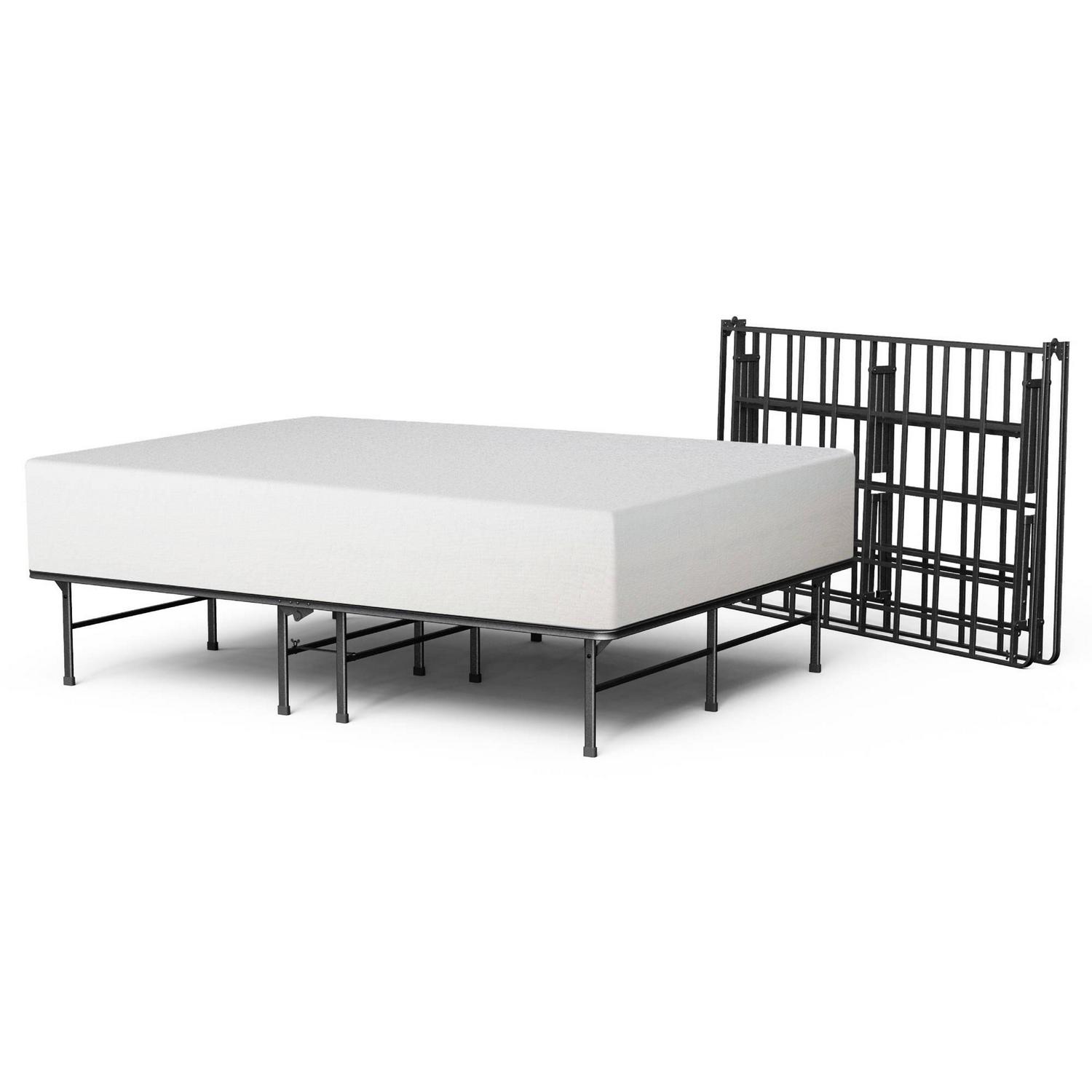 Spa Sensations by Zinus 14a SmartBaseA Super Heavy Duty Mattress Foundation， Metal Platform Bed Frame， Queen