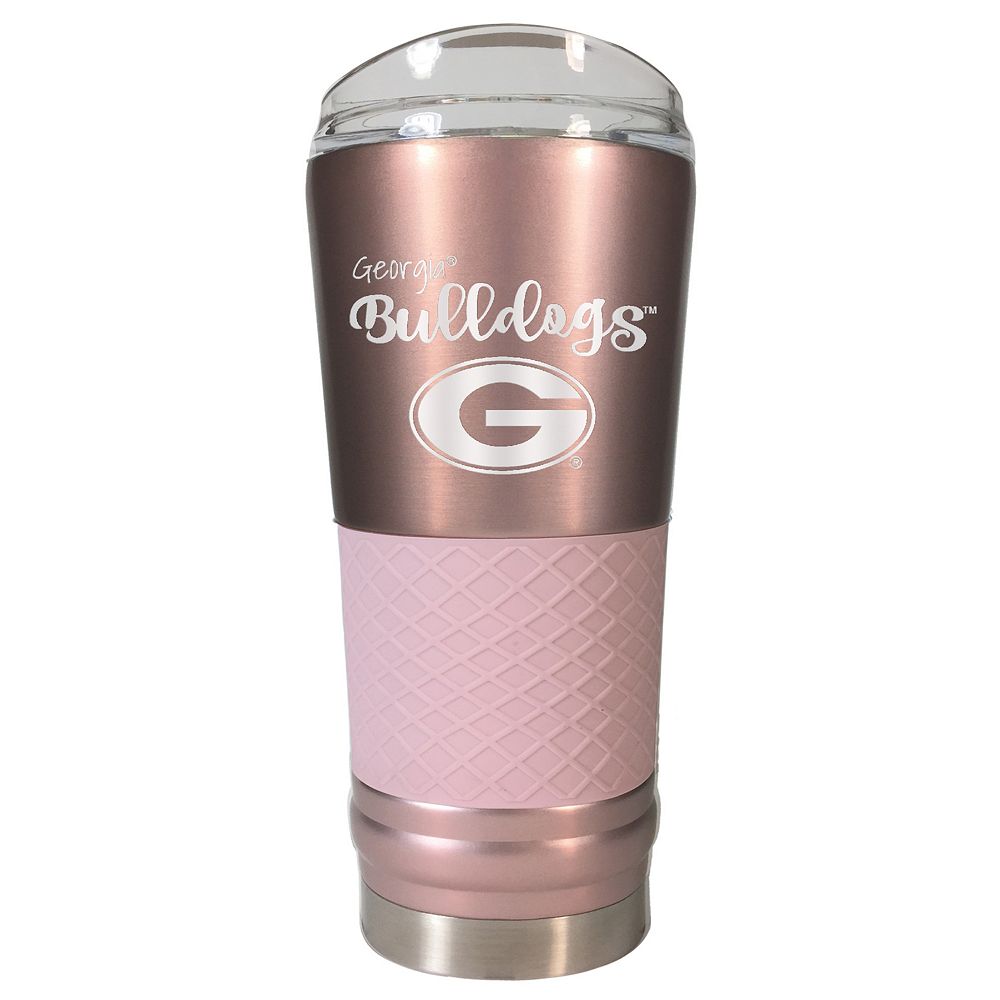 Georgia Bulldogs 24-Ounce Draft Rose Gold Tumbler