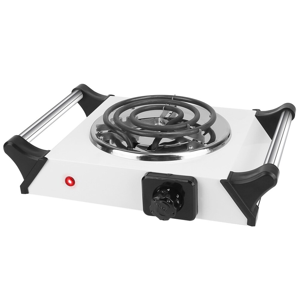 1000W Portable Electric Single Burner with 5 Temperature Adjustments