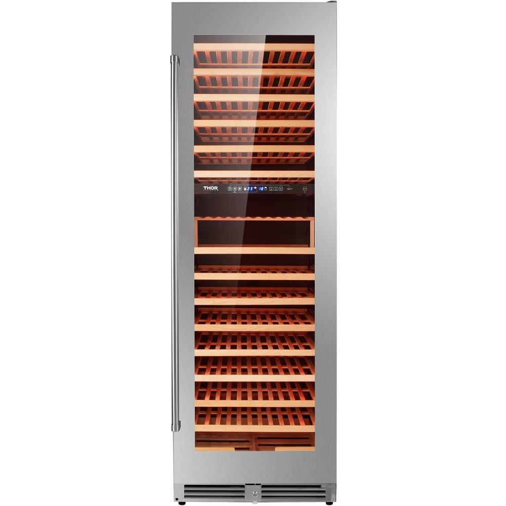 Thor Kitchen 162-Bottle Wine Cooler with LED Display TWC2403DI