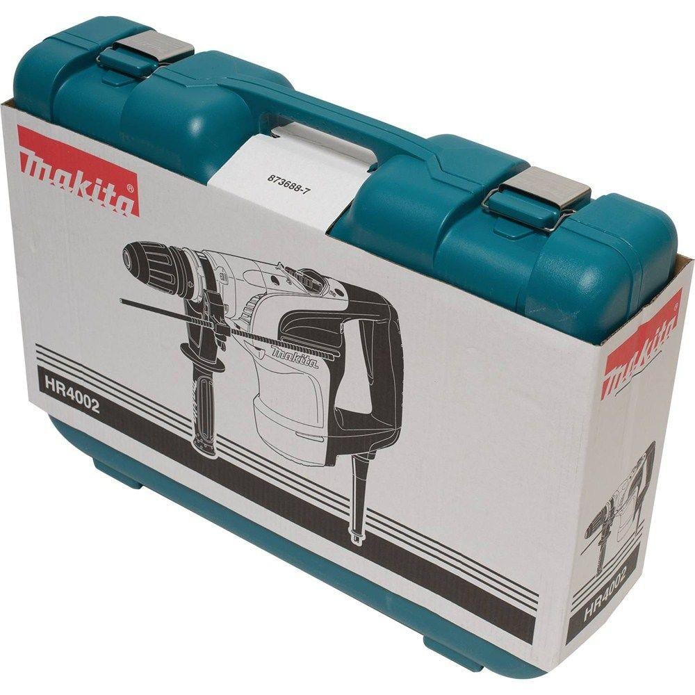 Makita 10 Amp 1-9/16 in. Corded SDS-MAX Concrete/Masonry Rotary Hammer Drill with Side Handle and Hard Case HR4002