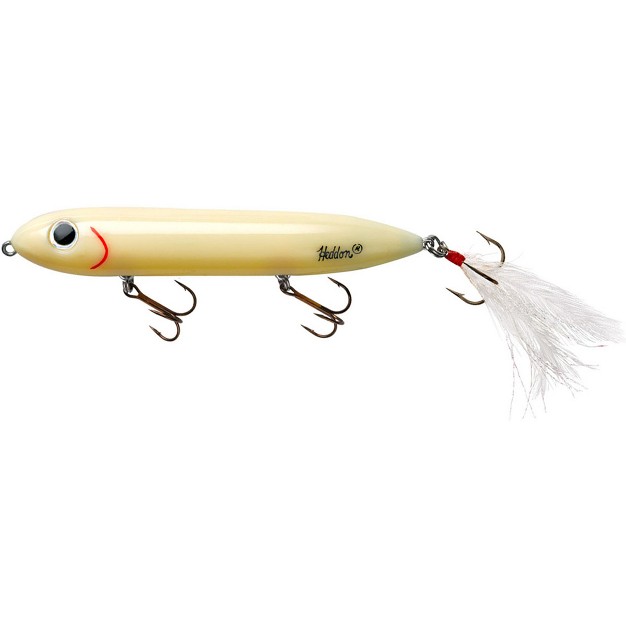 Heddon Feather Dressed Super Jr 1 2 Oz Fishing Lure Bone