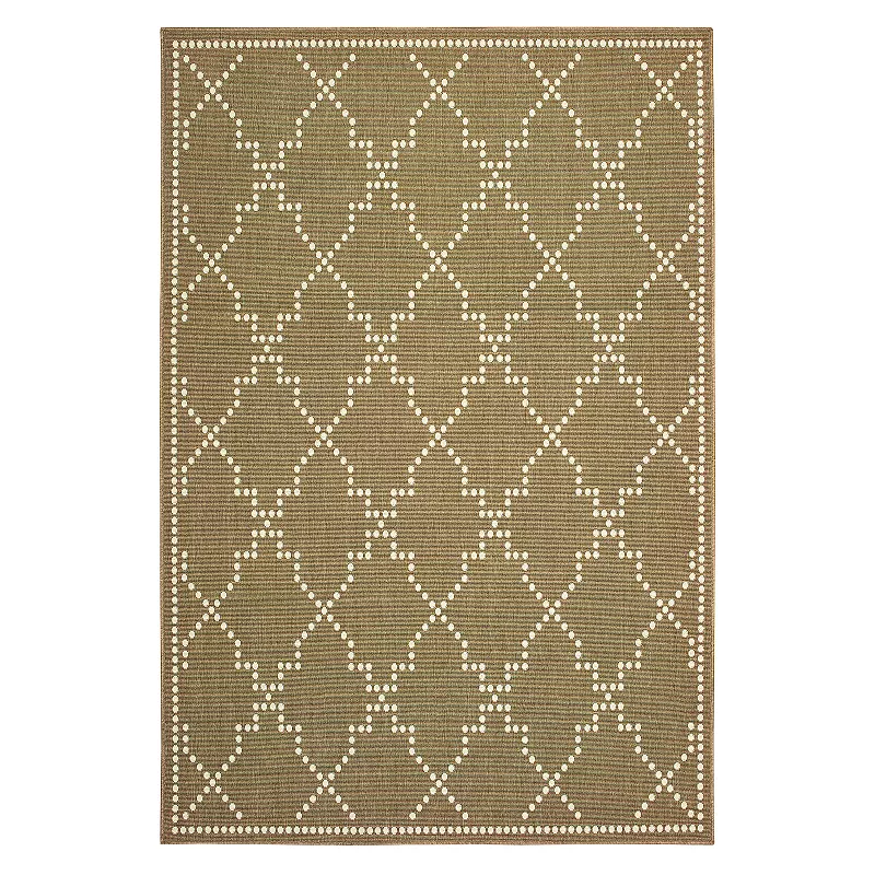 StyleHaven Mainland Palisade Trellis Indoor Outdoor Rug