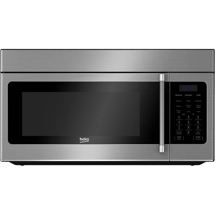 beko 30-inch, 1.5 cu.ft. Over-the-Range Microwave Oven with Convection MWOTR30200CSS