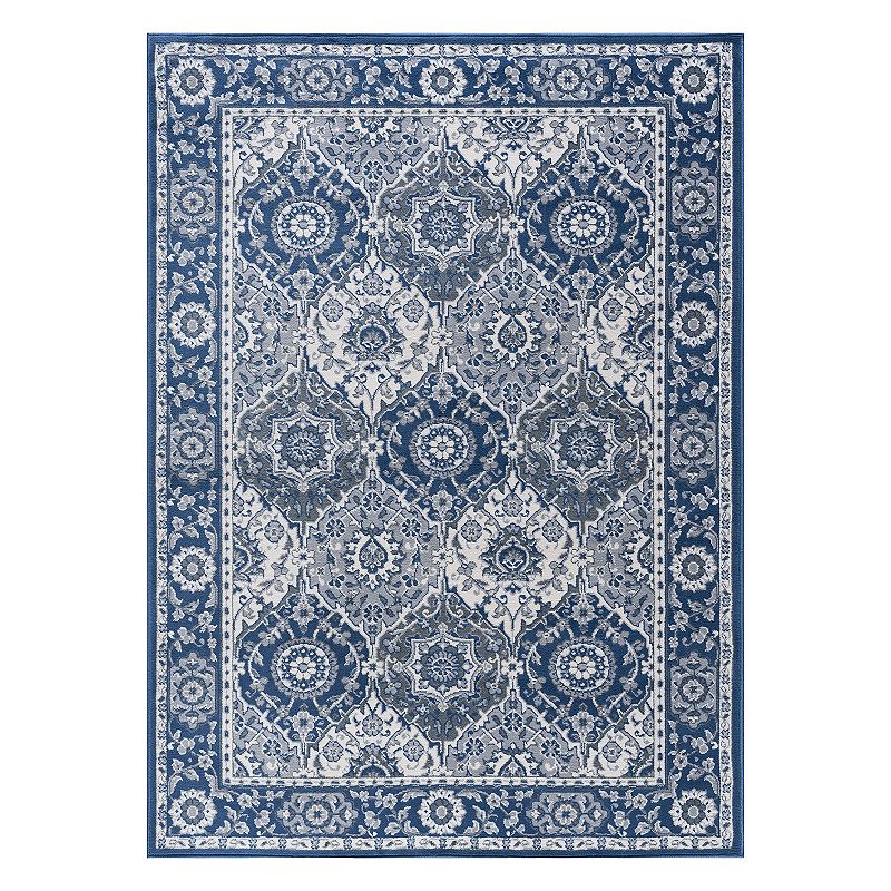 KHL Rugs Newcomb Traditional Framed Floral Rug