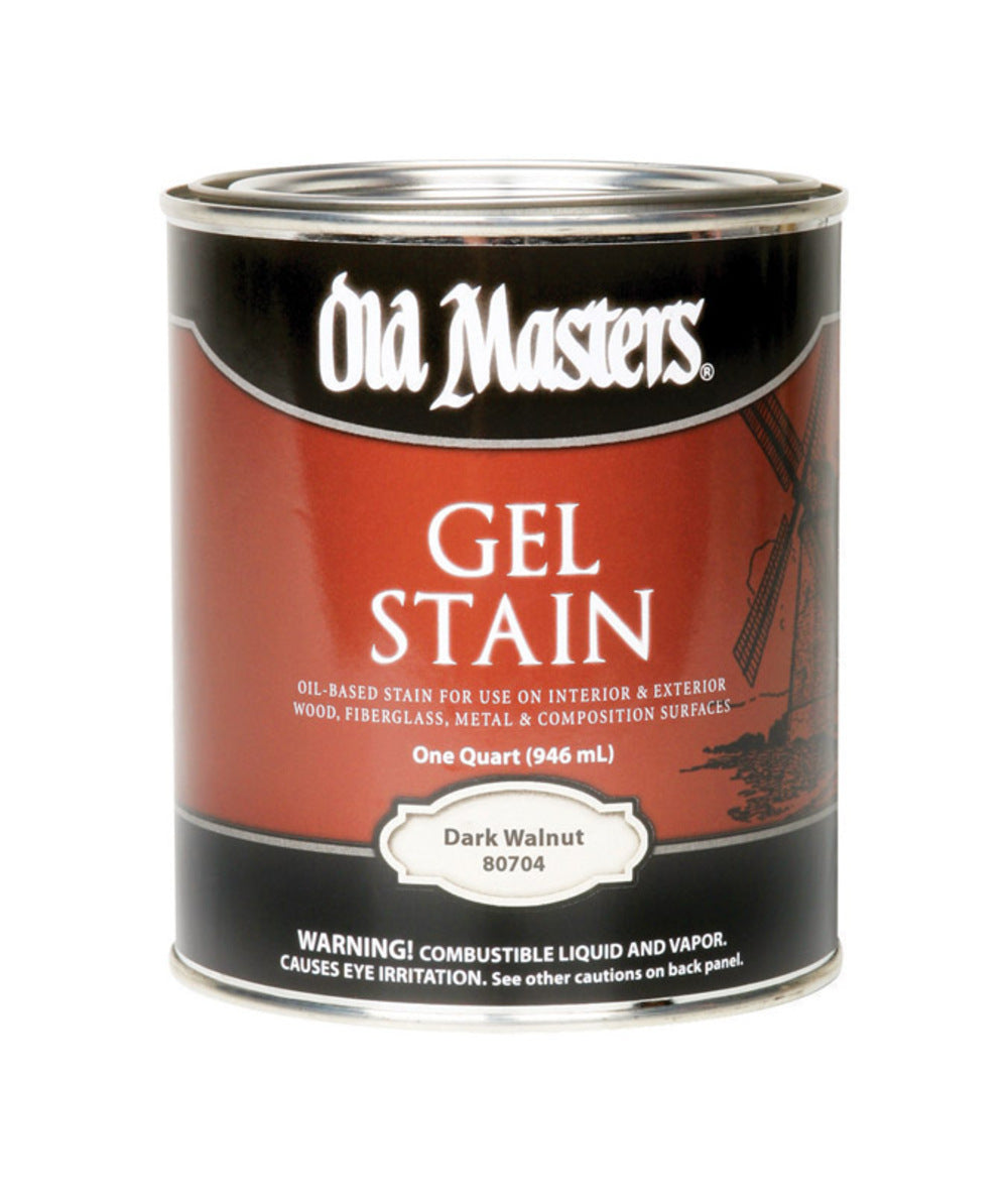 GEL STAIN DRK WLNT 1QT