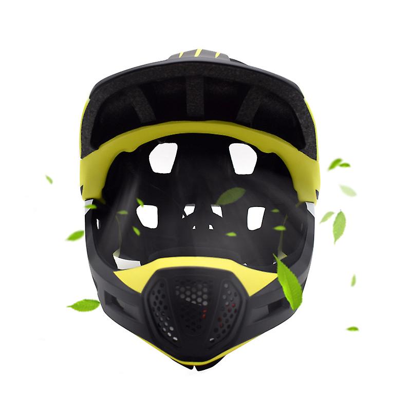 Kids Detachable Full Face Helmet - Sports Safety Helmet for Cycling， Skateboarding， and Roller Skating Adventures