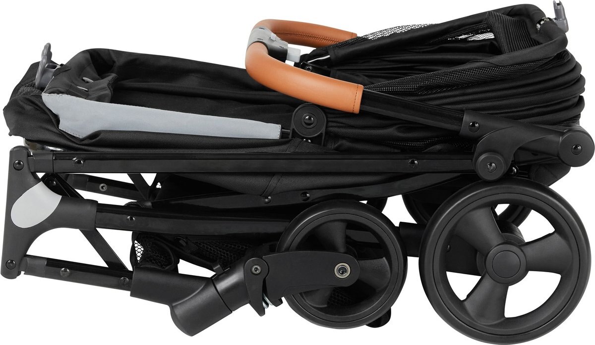 Frisco Modern No-Zip， Collapsible Cat and Dog Stroller