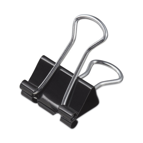 Universal Binder Clip Zip-Seal Bag Value Pack， Small， Black/Silver， 144/Pack (10200VP)