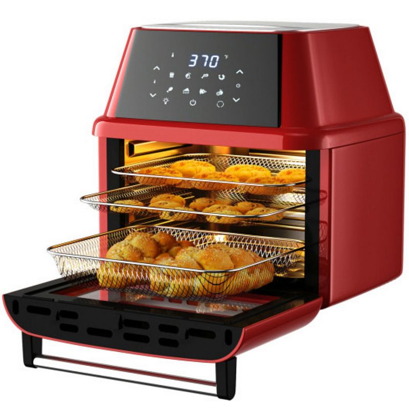 19 QT Multi-functional Air Fryer Oven 1800W Dehydrator Rotisserie