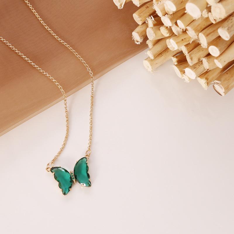 Fashion and Fresh Butterfly Necklace and Ring