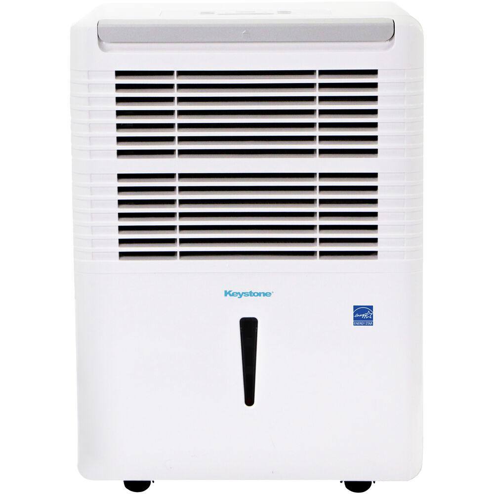 Keystone Energy Star 35 Pint Dehumidifier for up to 3000 Sq.Ft. LED Display Timer Portable w Wheels Auto-Shutoff KSTAD354D