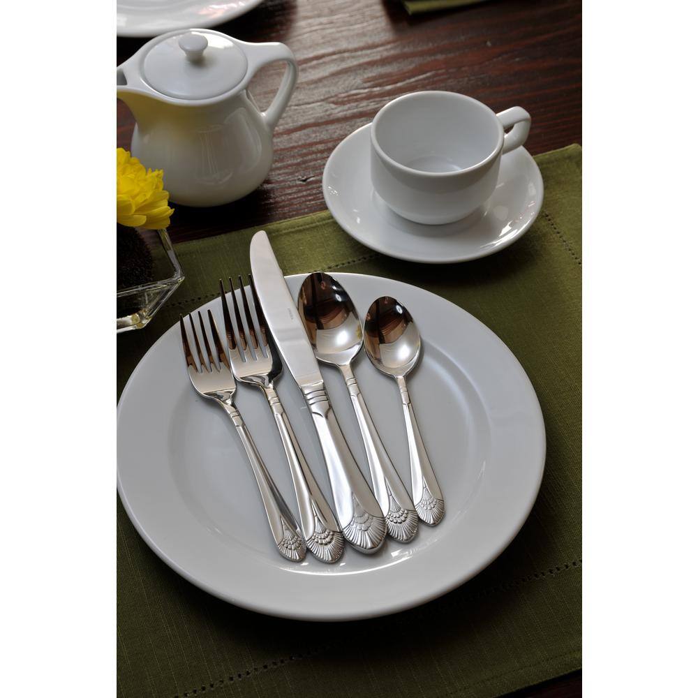 Oneida New York 1810 Stainless Steel Teaspoons U.S. Size (Set of 12) T131STSF