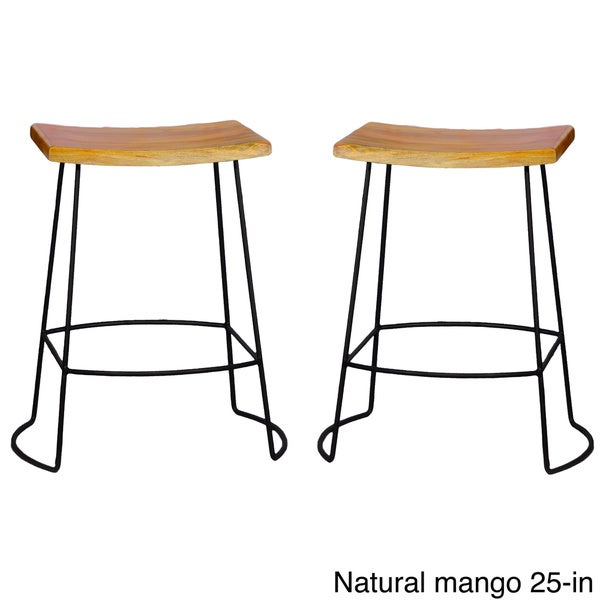 Dayton Saddle Seat Stools (Set of 2)