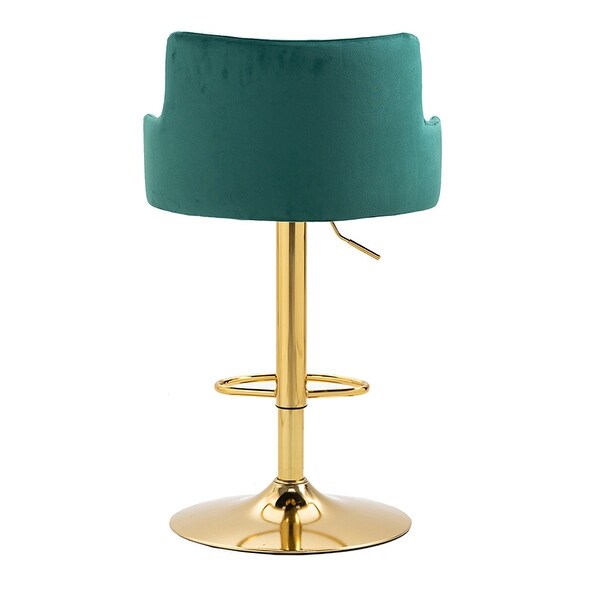 Retro Counter Height Barstools with Ergonomic-Designed Backrest and Footrest