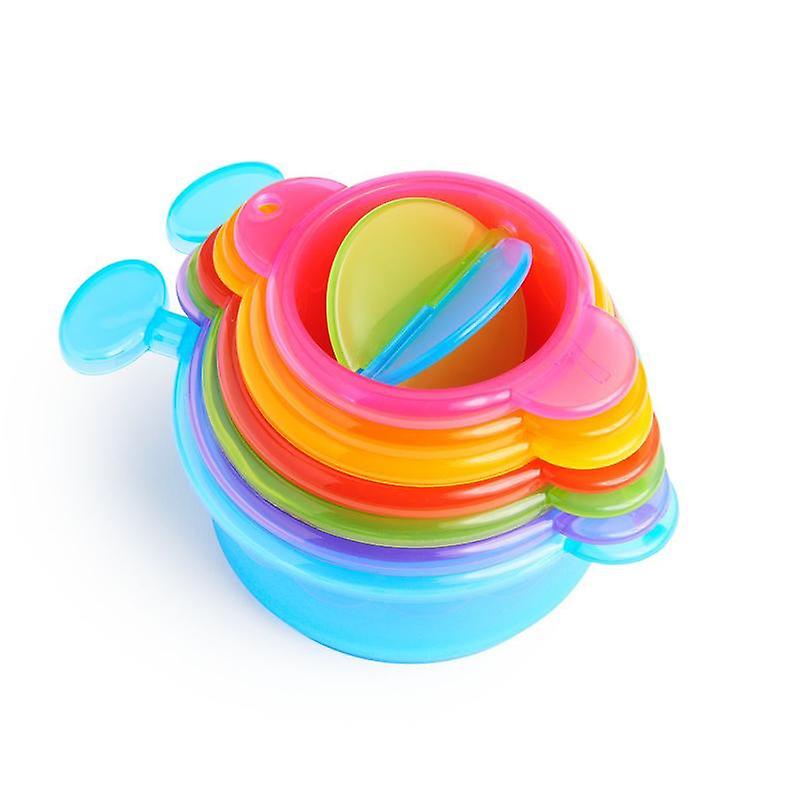 Munchkin bath toy cups caterpillar spillers 7pk