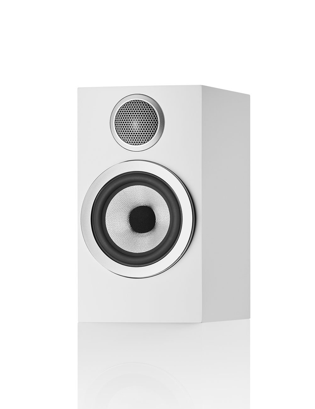 Bowers and Wilkins 700 Series 707 S3 Satin White 2-Way Bookshelf Speakers (Pair)