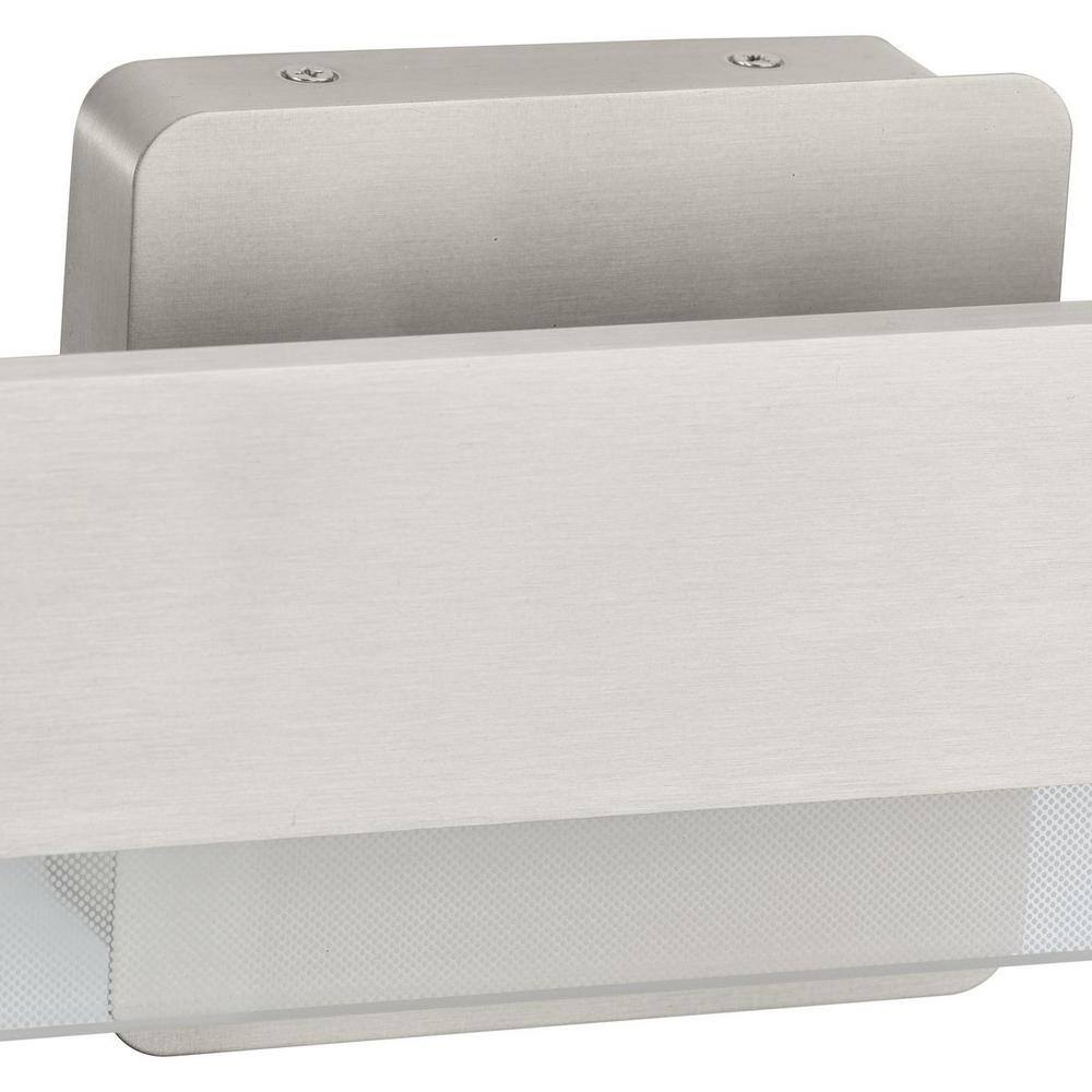 Progress Lighting Semblance Collection 24 in. Brushed Nickel Medium Modern 3CCT Integrated LED 1-Light Linear Vanity Light P300406-009-CS