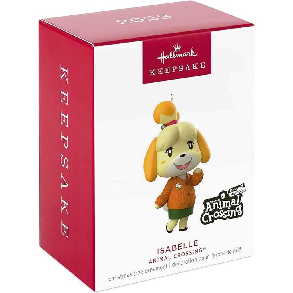 Hallmark  2023 Keepsake Ornament Nintendo Animal Crossing Ornament, Isabelle,