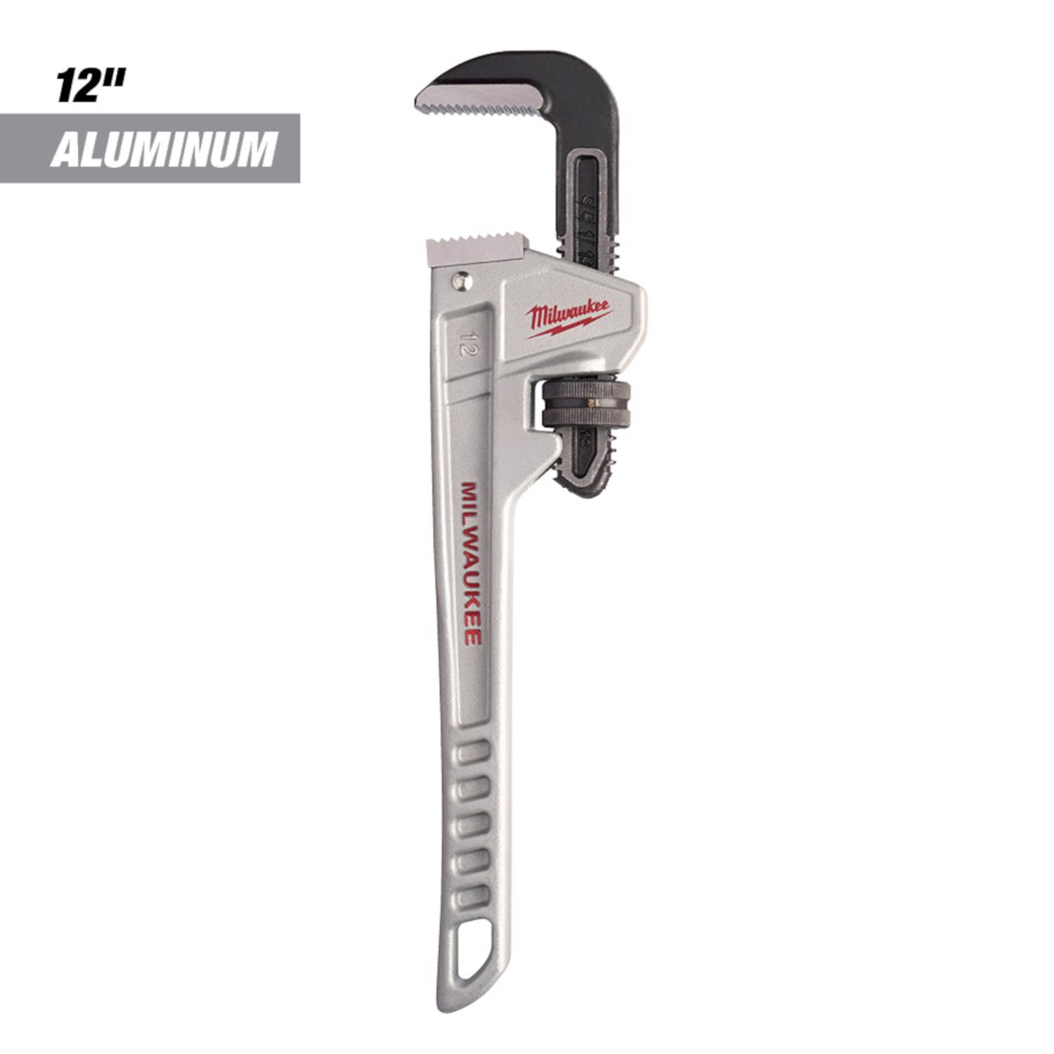 MW 2 in. Pipe Wrench Black/Silver 1 pc