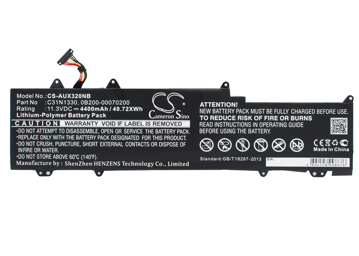 Asus Zenbook UX32LA Zenbook UX32LA0171A4210U Zenb Replacement Battery BatteryClerkcom Laptop and Notebook