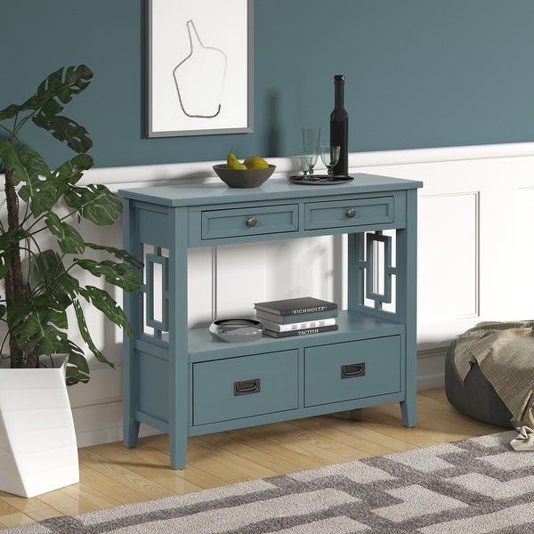 Saddie 36'' Console Table - 31.5 x 36.02 x 12.99 inch