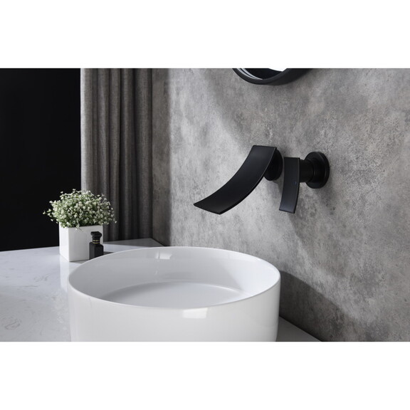 Wall Mount Widespread Bathroom Faucet W928107570