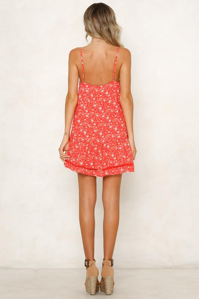 Northern Nights Dress Red