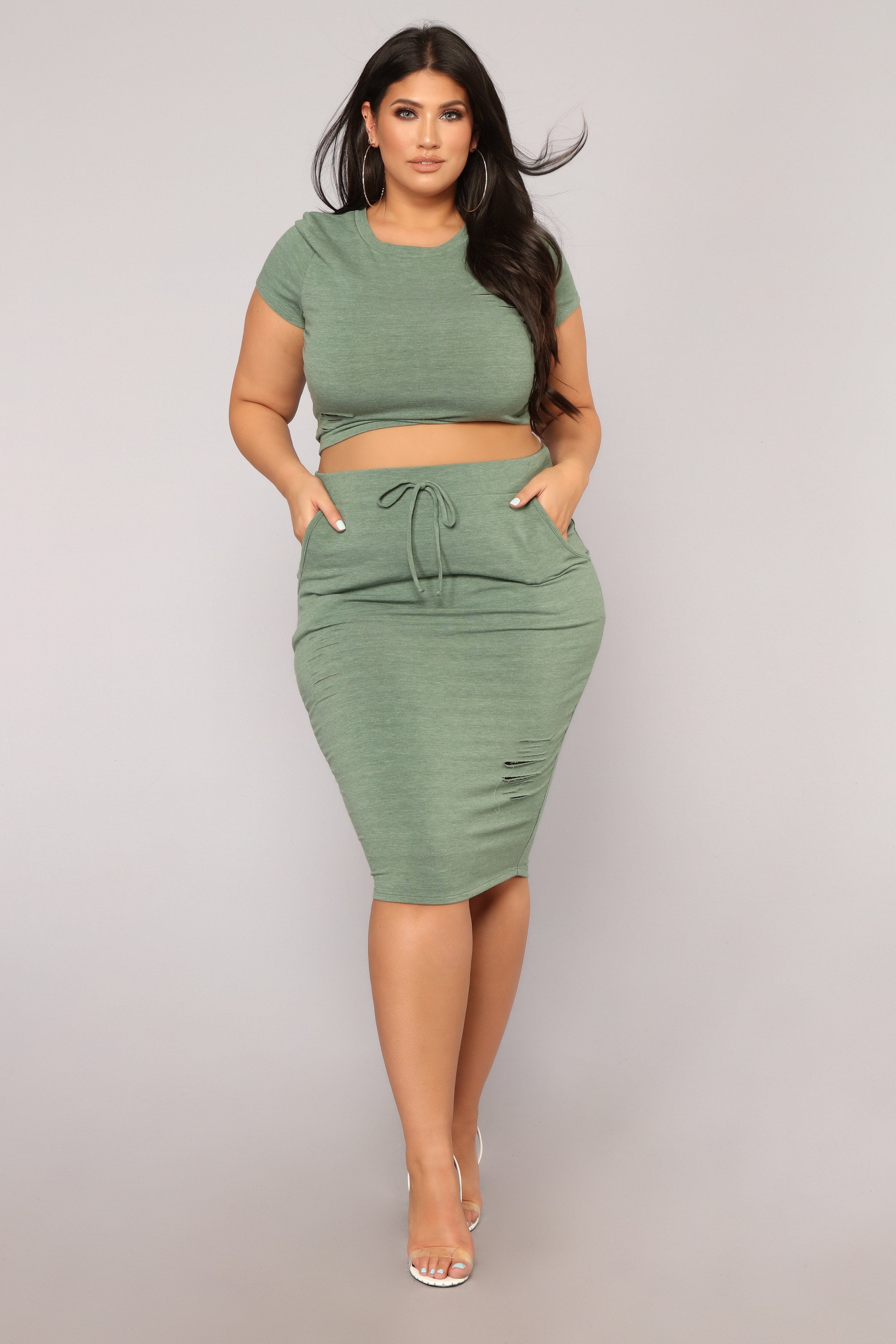 Casual Lover Skirt - Dark Green