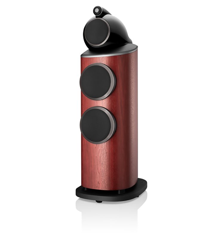 Bowers and Wilkins 800 Series Diamond 802 D4 Satin Rosenut 3-Way Floorstanding Speaker (Each)