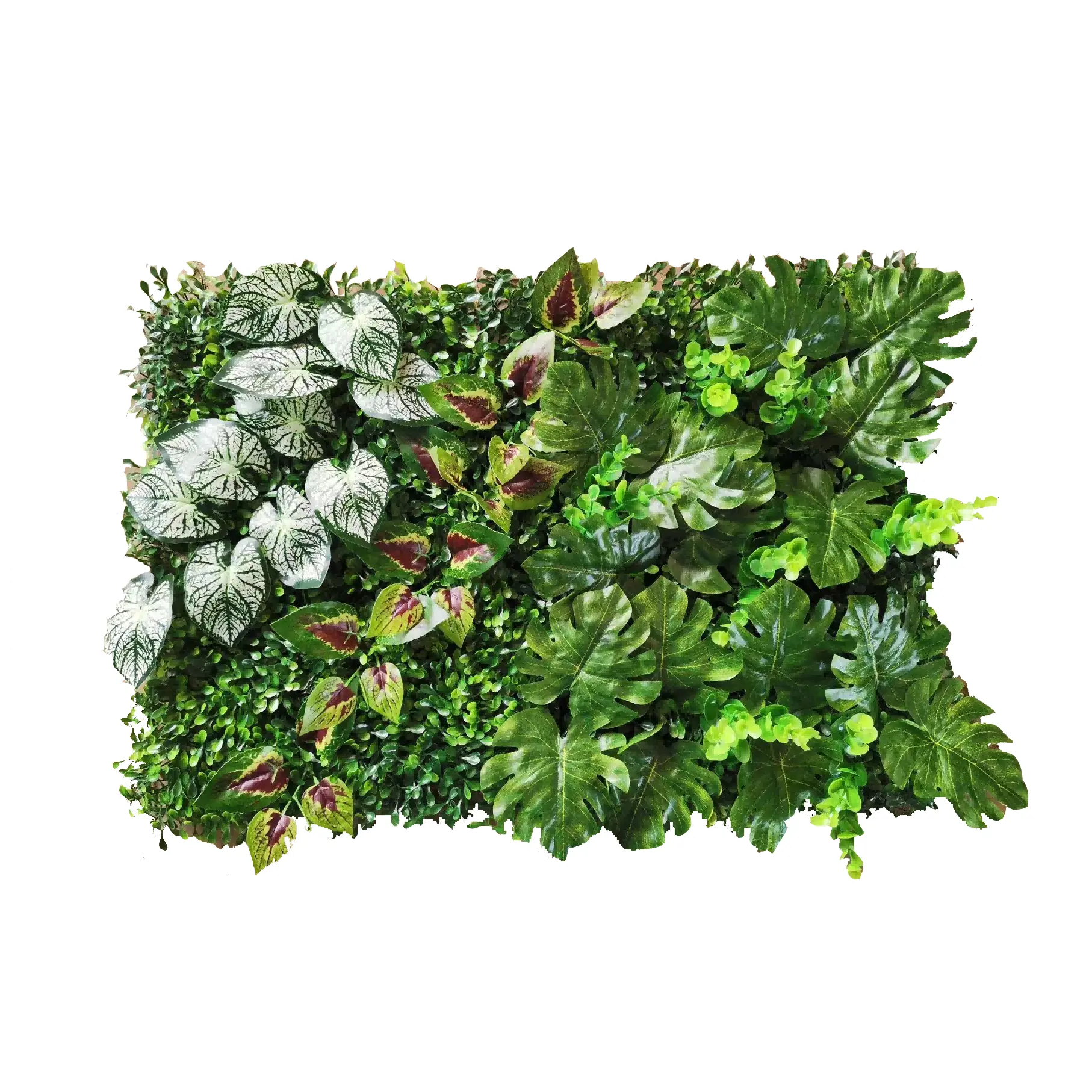 Linwoo Customized Jungle Style Vertical Plants Wall Artificial Green Plants Green Grass Wall For Home Decoration garden supplies