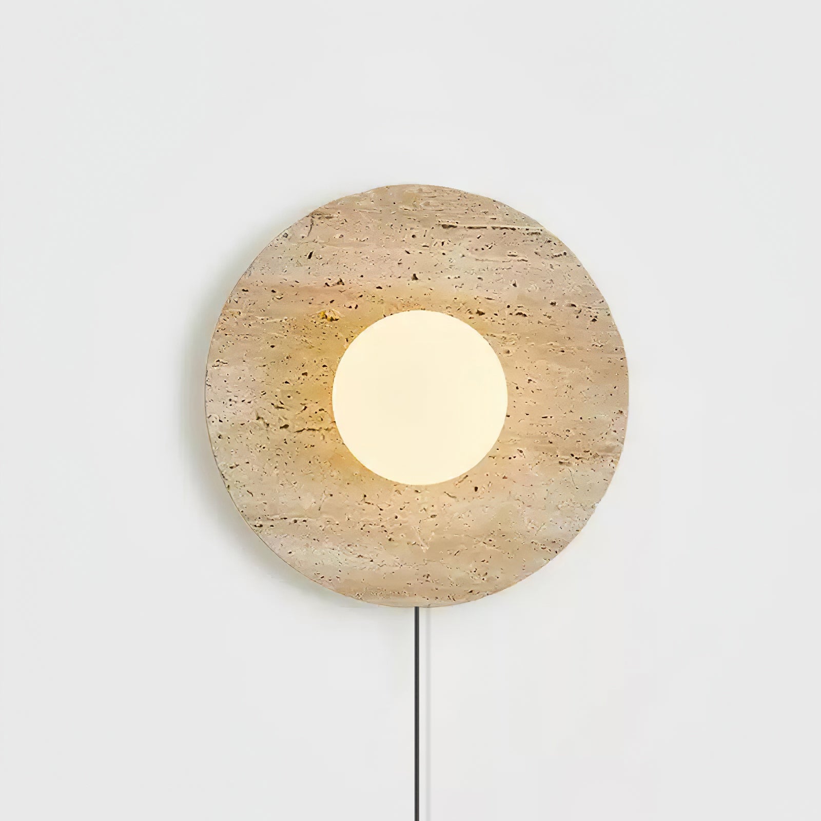 Stone Eclipse Plug-in Wall Light