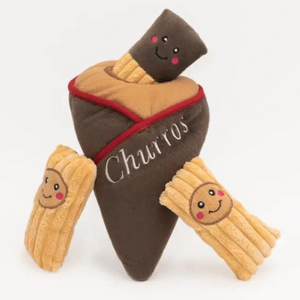 ZippyPaws Burrow Churro Cone Dog Toy