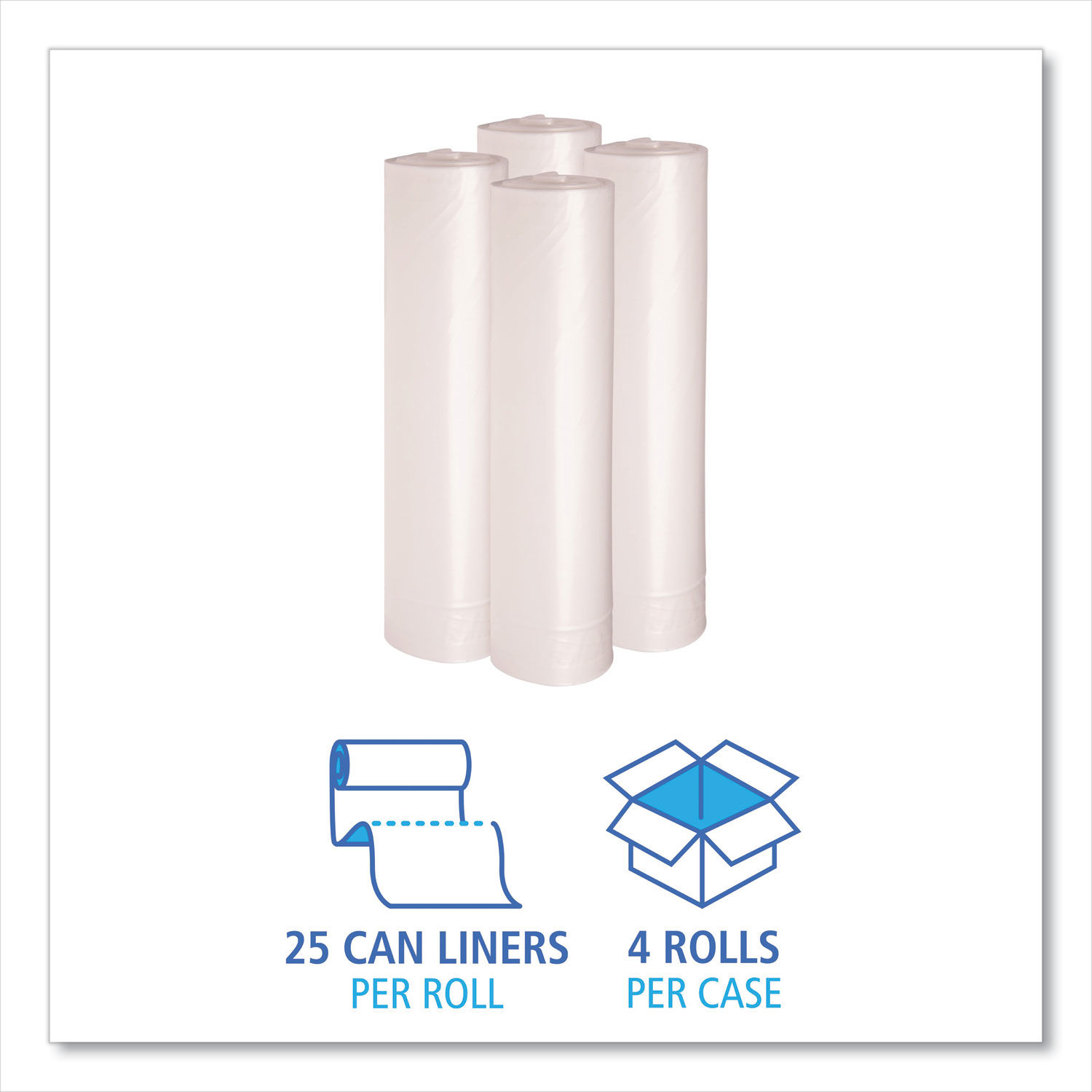 Recycled Low-Density Polyethylene Can Liners by Boardwalkandreg; BWK531