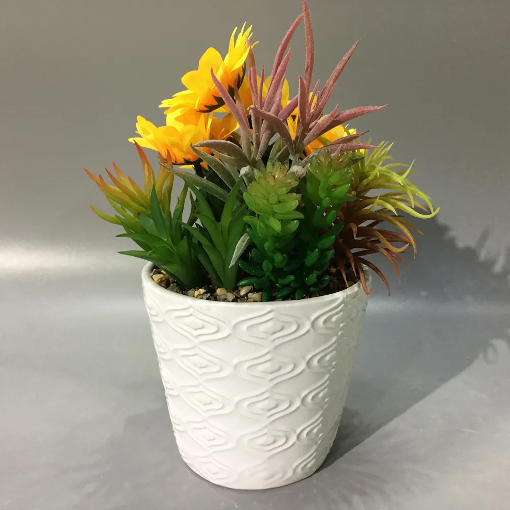 Factory Supply Home Modern Attractive Price New Arrival Indoor and Outdoor Planter Small Ceramic Flower Plant Pots