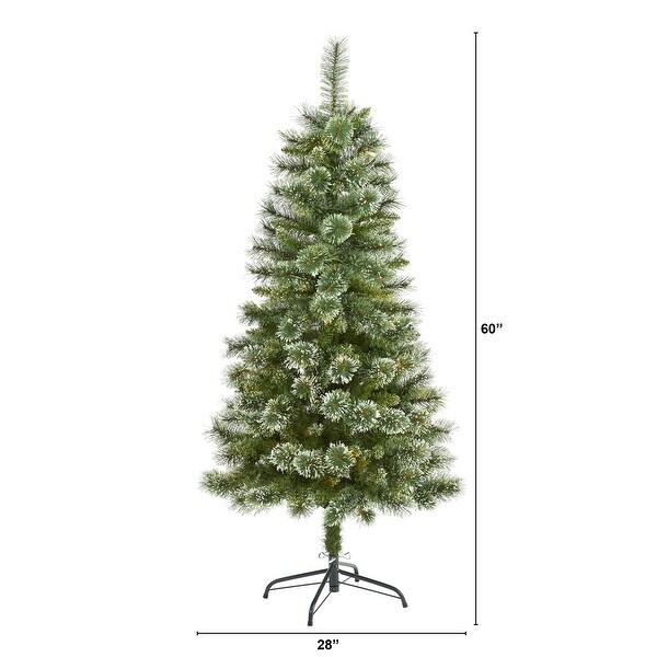 5' Wisconsin Slim Snow Tip Pine Artificial Christmas Tree