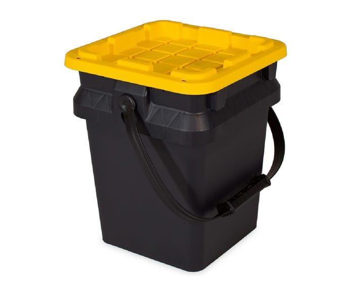 Tough Box 5-Gallon Bucket with Lid - 5GTBXBKTBY