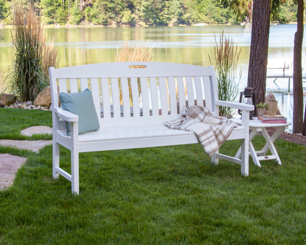 Polywood Nautical 60 quotBench   Transitional   Outdoor Benches   by POLYWOOD  Houzz