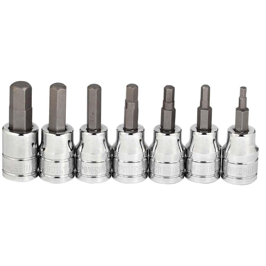 Powerbuilt Tools 648661 Powerbuilt Hex Bit Sockets