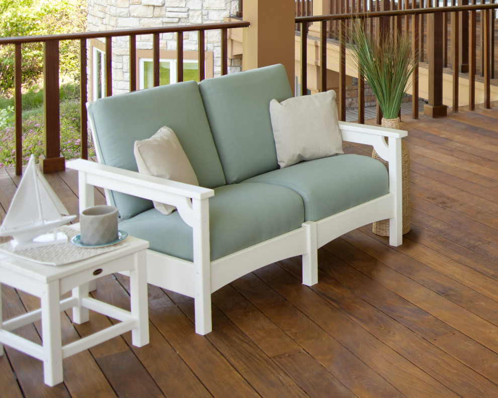 Polywood Club Loveseat   Beach Style   Outdoor Loveseats   by POLYWOOD  Houzz