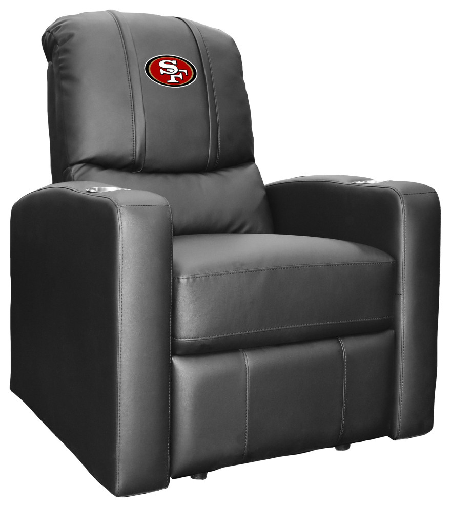 San Francisco 49ers Primary Man Cave Home Theater Recliner   Contemporary   Recliner Chairs   by DreamSeats LLC  Houzz