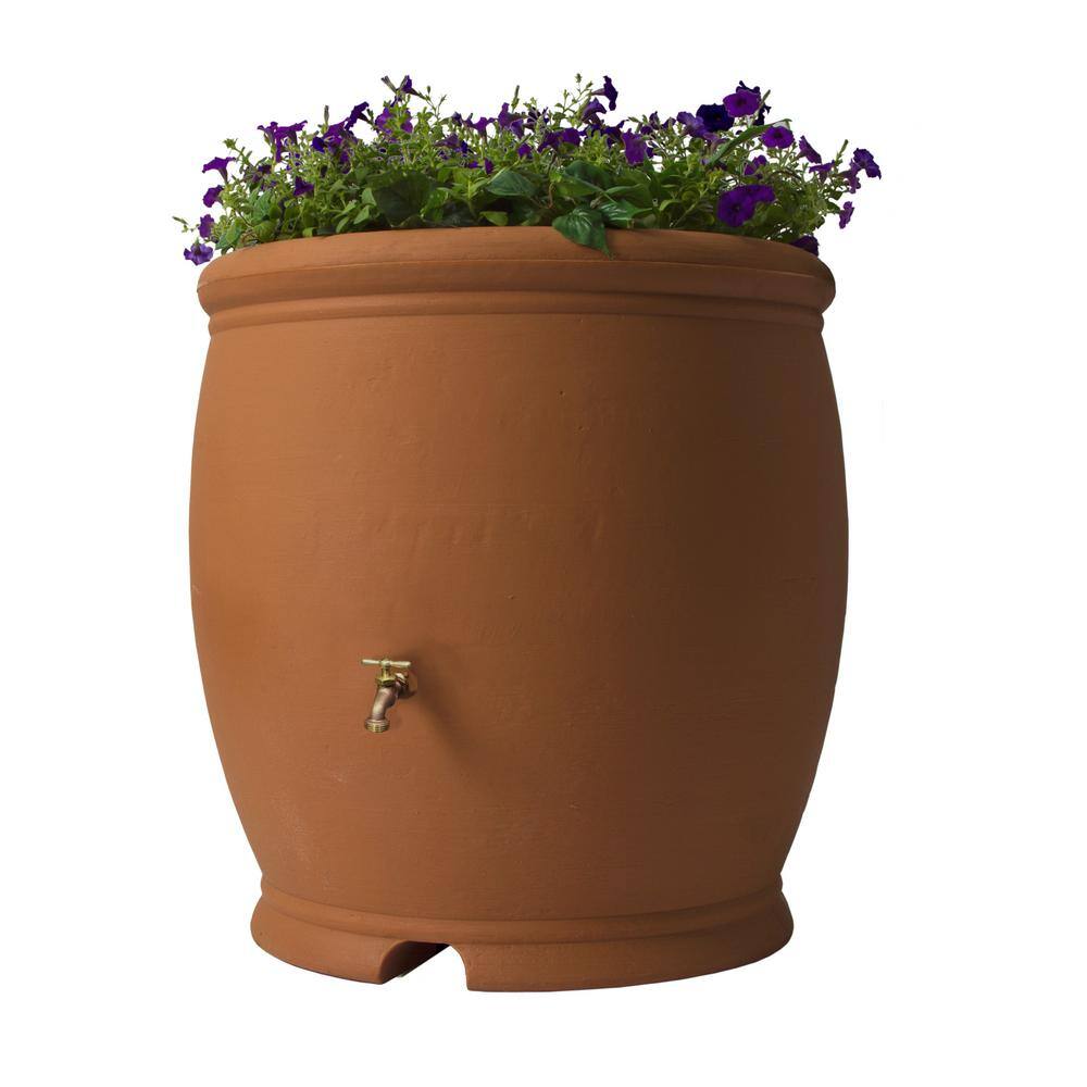 Algreen 100 Gal. Barcelona Rain Barrel in Terracotta 85001