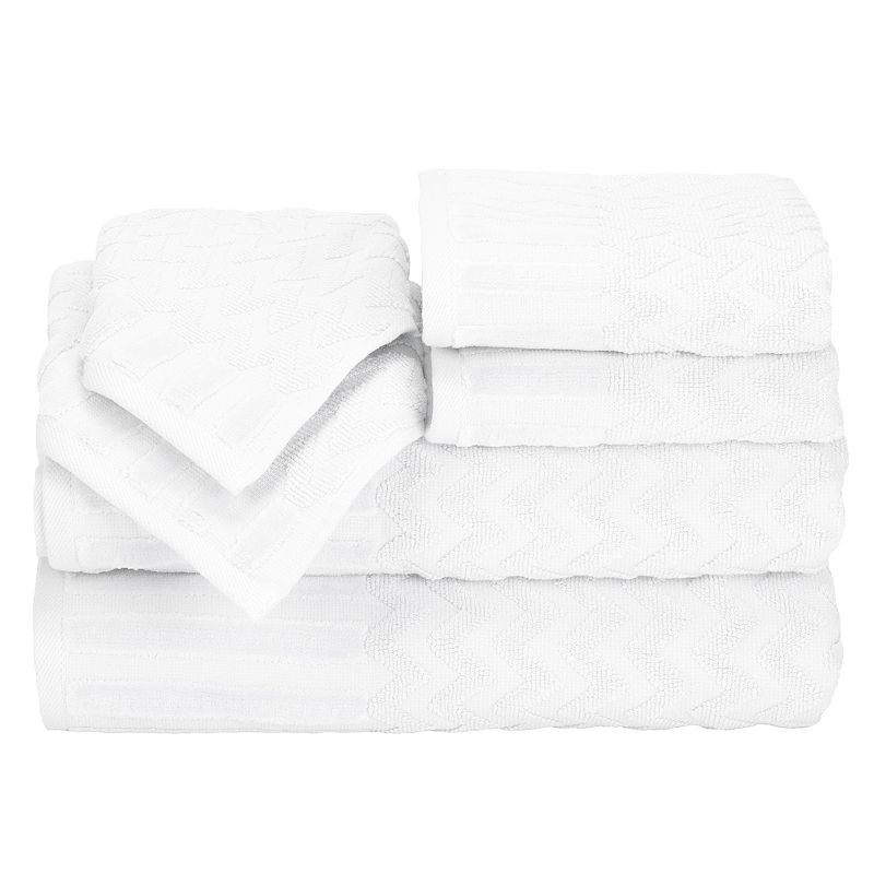 Portsmouth Home Chevron 6-piece Bath Towel Set