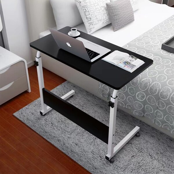 Adjustable Height Mobile Laptop Desk Rolling Stand w/ Wheel