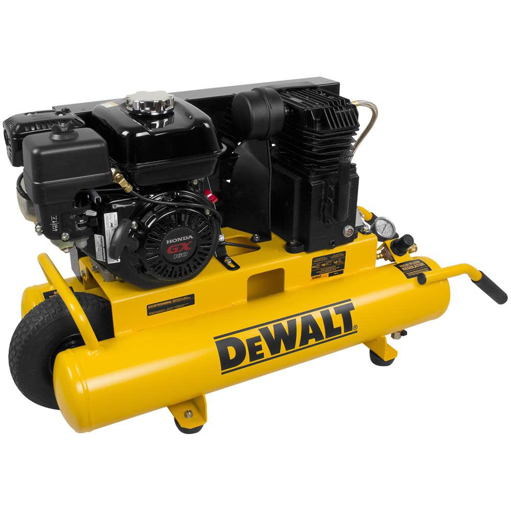 DEWALT 8-Gallon Portable 150-PSI Gas Twin Stack Air Compressor DXCMTB5590856 from DEWALT